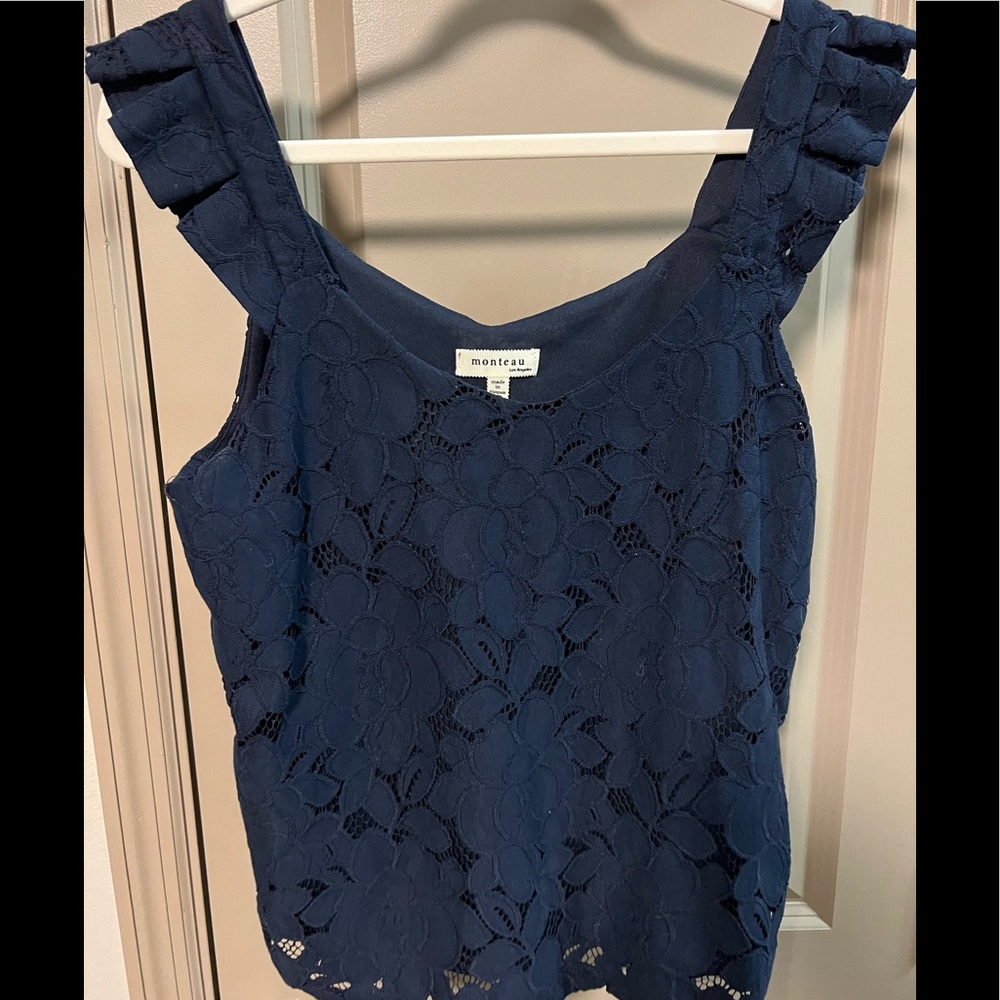 Lace blouse tank